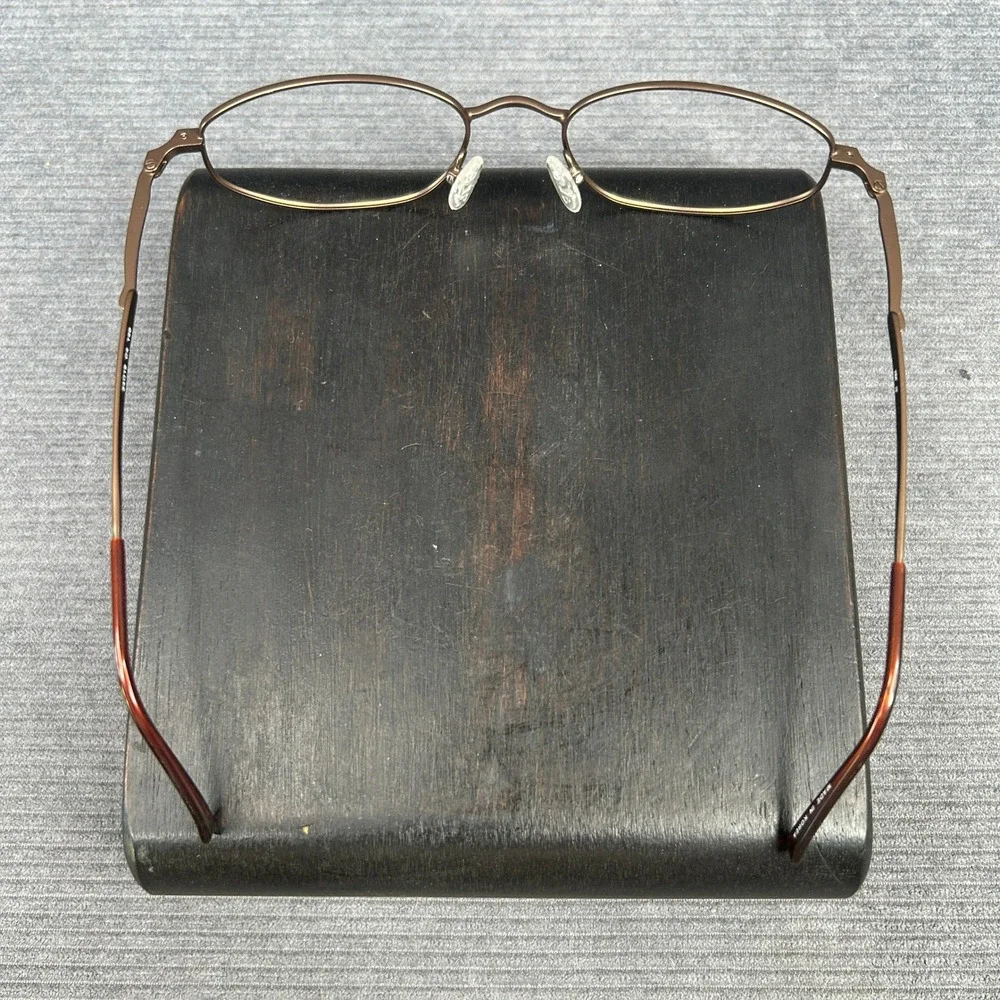 IM it Bronze Oval Metal Y2k Eyeglass Frames 54-19-140 C4 Korea